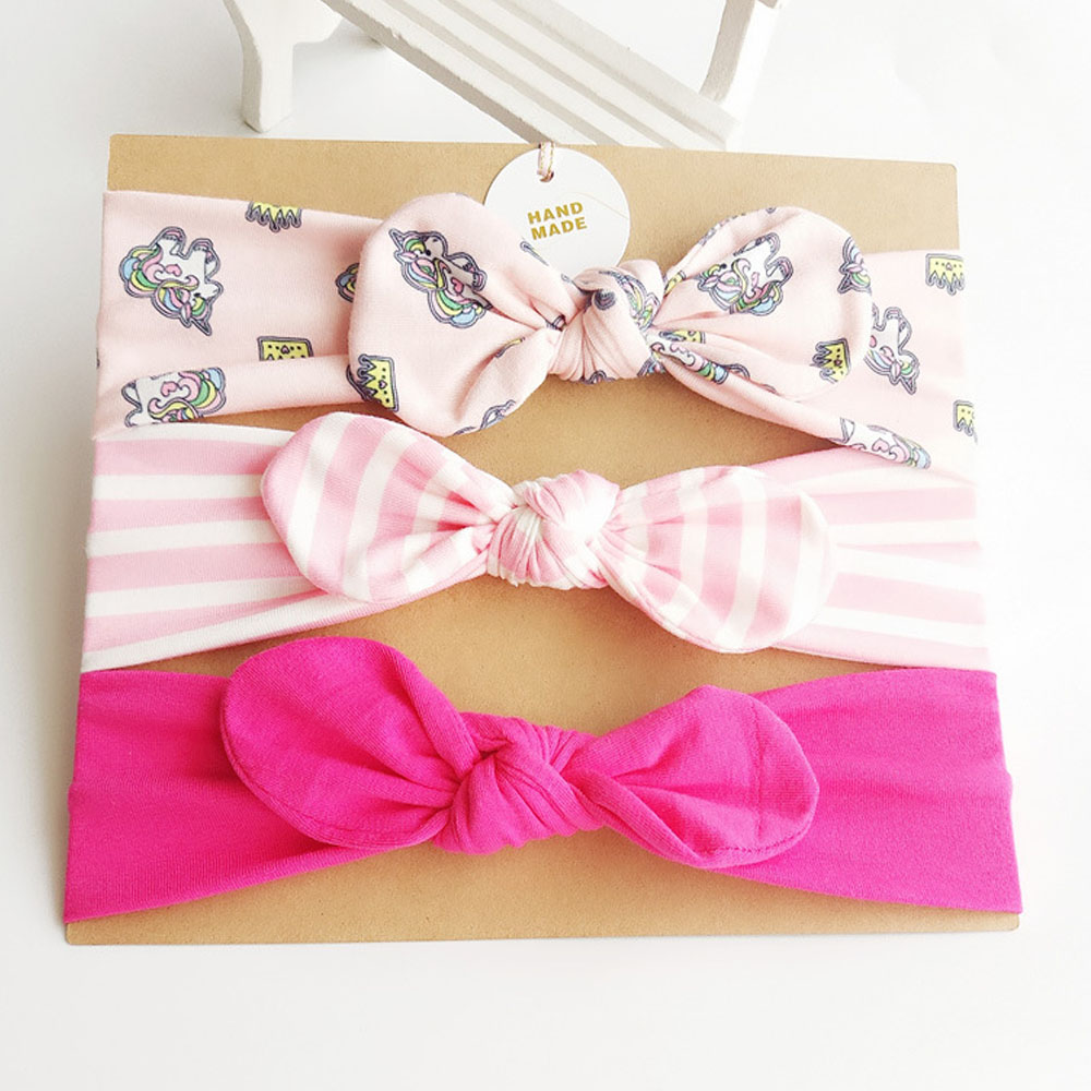 Bow Headbands Infant Wear (Set of 3)